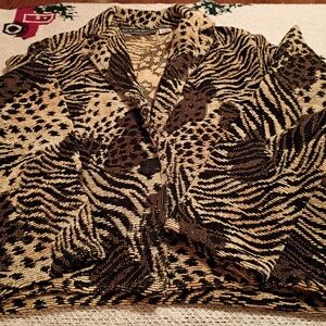 Animal Print Blazer